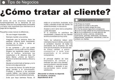 el cliente es primero